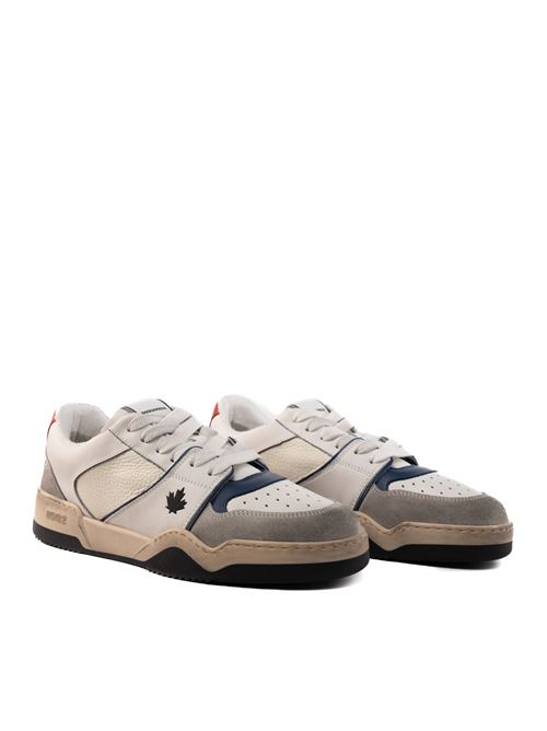 Sneakers Spiker in pelle effetto vissuto DSQUARED2 | SNM0315 23807616M1424